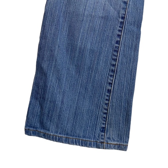 Banana Republic Factory Mid Rise Boot Cut Jeans Medium Blue Wash Denim 28 6 - Picture 5 of 16